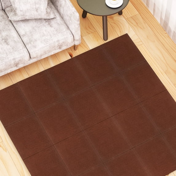 Baluue Durable Anti-Slip Adhesive Carpet Tiles for Home and Commercial Use 100Pcs
