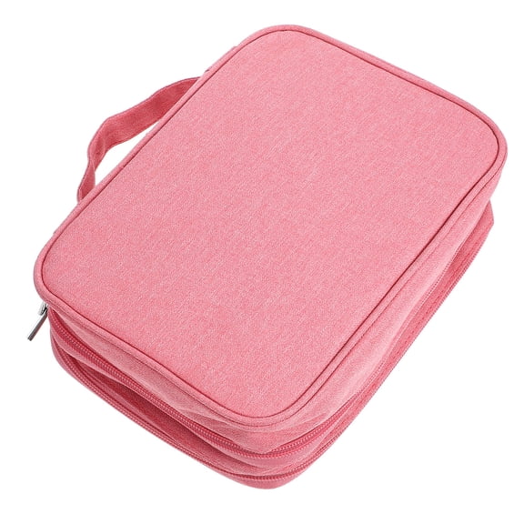 Baluue Small Electronics Bag Travel Case for Electronics Pink 1Pcs Back to School