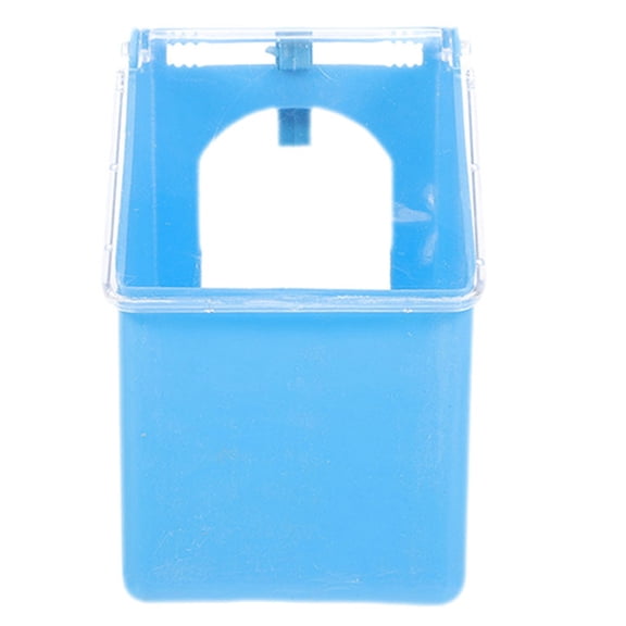 Baluue Easy Install Sky Blue Pigeon Feeding Box Hanging Bird Feeder for Pet Bird Storage