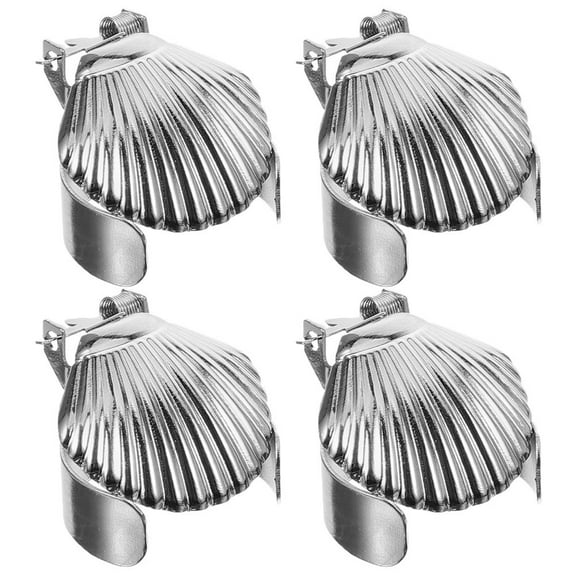 Baluue Fire Extinguisher for Kitchen Automatic Candle Snuffer Tool Metal Silver 1Pcs