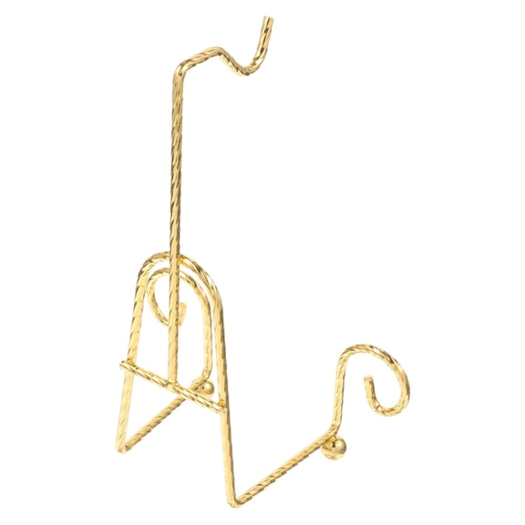 Baluue European Style Golden Coffee Mug Tree with Ceramic Drainage Plate for Stylish Cup Display