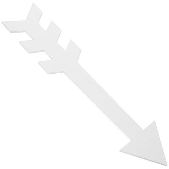 Baluue Farmhouse Entryway Decor Wooden Arrow Sign White Indication for Homeowners 1Pcs