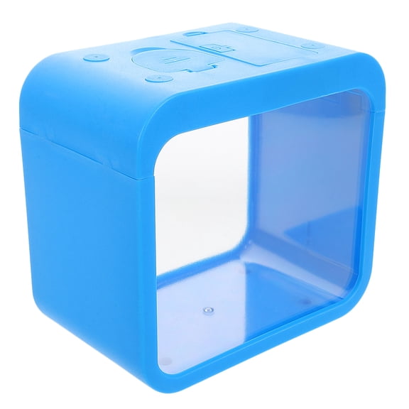 Baluue Fish Breeding Box Mini Fish Tank Sky-blue Plastic Aquarium 1Set