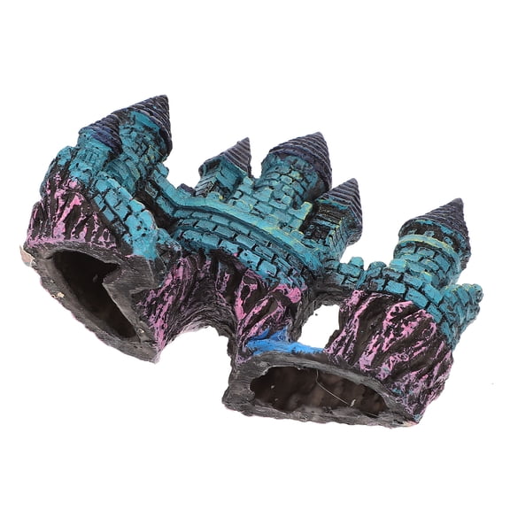 Baluue Aquarium Resin Castle Hideaway For Enthusiasts 1pc
