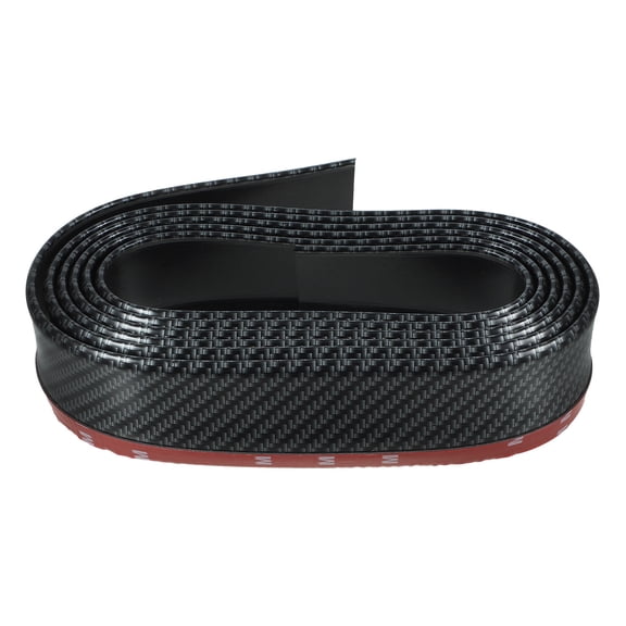 Baluue Universal Front Bumper Lip Protector Guard Black Rubber Trim for Car Auto Body Styling Accessory