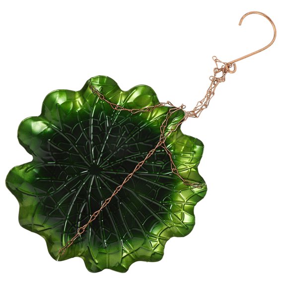 Baluue Outdoor Bird Food Holder Metal Hanging Feeder Easy to Clean 1Pack