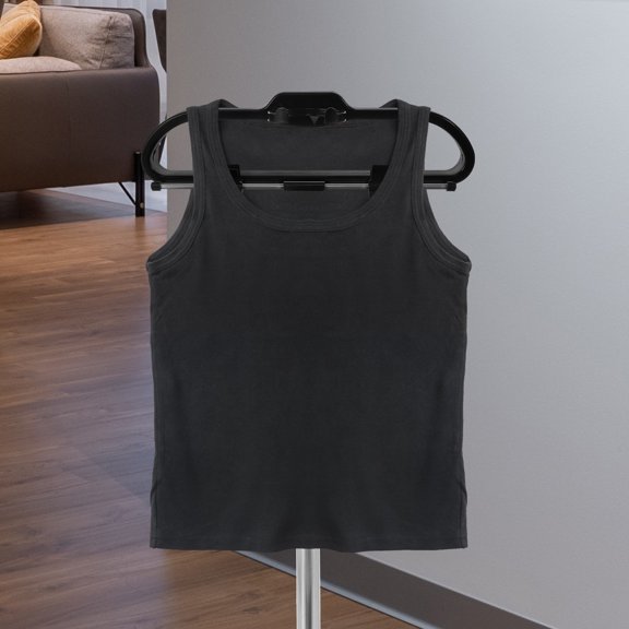 Baluue Garment Steamer Hanger for Home Use Black Lightweight Reusable Plastic Clothes Holder