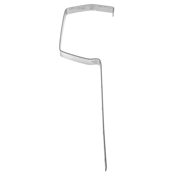 Baluue Gutter Rack Gutter Bracket Silver Metal Roof Gutter Support Frame 1Pcs