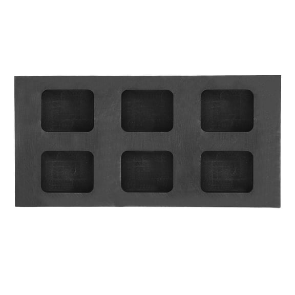 Baluue Premium Graphite Casting Mold for Metal Melting, Jewelry Ingot Shaping, and Precise Metal Casting Tool