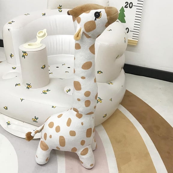 Baluue Big Stuffed Giraffe Standing Position Comfortable Hugging 1Set