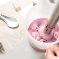 Baluue Ice Cream Maker Silicone Ring White Hygienic Operation Easy ...