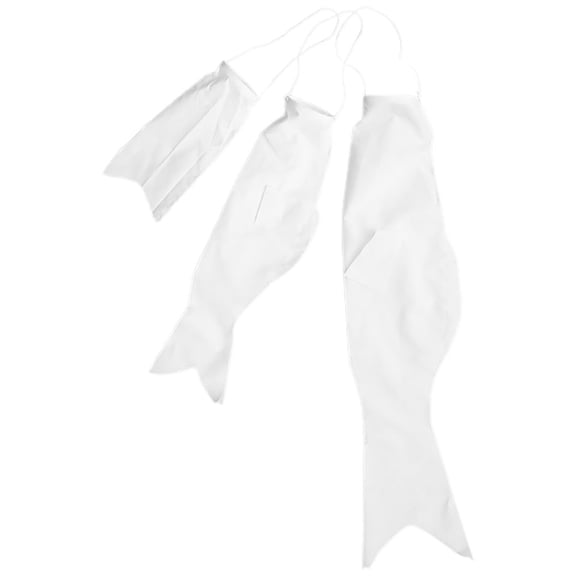 Baluue Koi Windsock Art Project Japanese Style Fabric for DIY Painting 3 Pcs