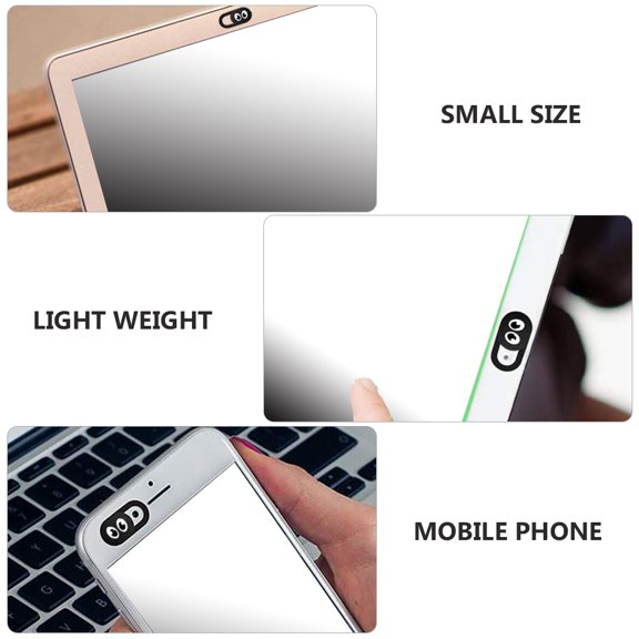 Baluue Notebook Webcam Guard Privacy Protection ABS Black 6PCS Back to School