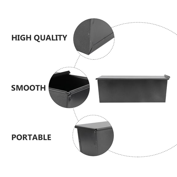 Baluue Non-Stick Bread Baking Mold for Toast Making, Practical and Easy-to-Use Toast Baking Box