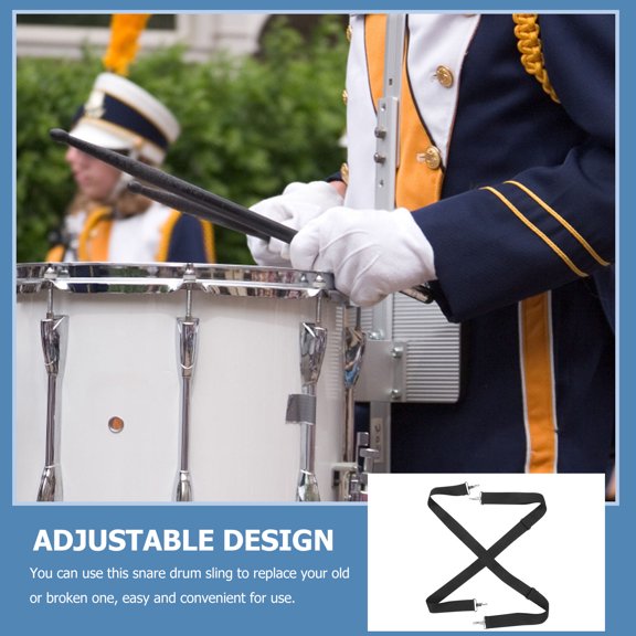 Baluue Nylon Drum Shoulder Strap for Musicians Adjustable 1Pcs