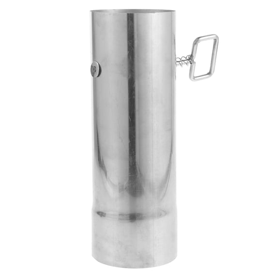 Baluue Outdoor Fire Chimney Pipe with Stainless Steel Flue and Precision Airflow Valve