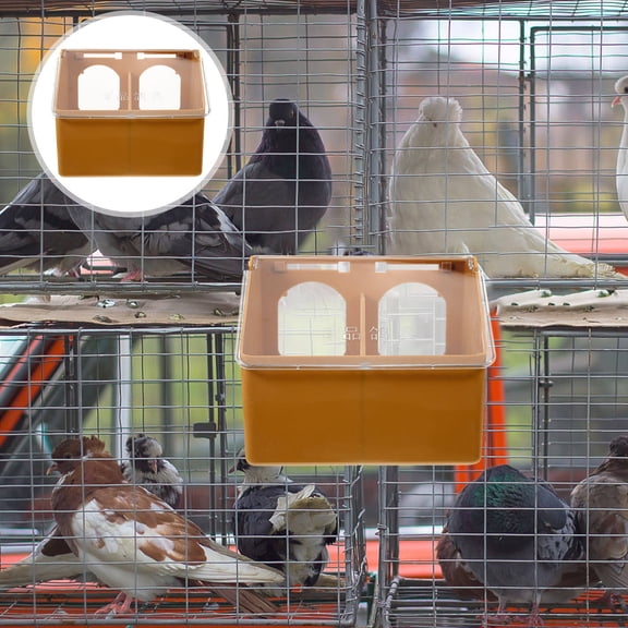 Baluue Bird Water Bowl Hanging Bird Feeder Plastic 1Pcs