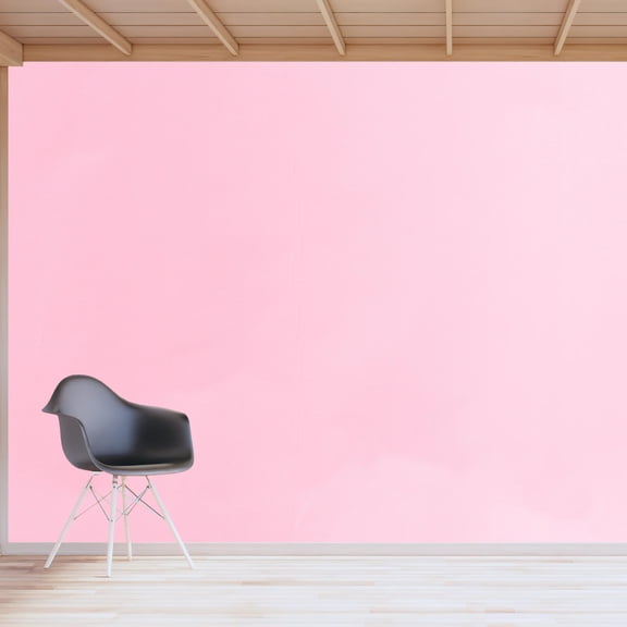 Baluue Pink Removable Wall Paper PVC Smooth Surface Easy to Clean 1 Roll