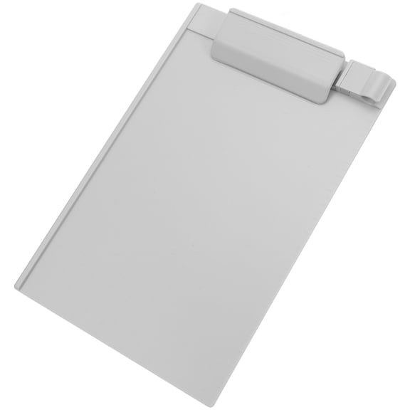 Baluue Plastic Clipboard with Paper Holder and Scale in Grey for Business and Conference Use