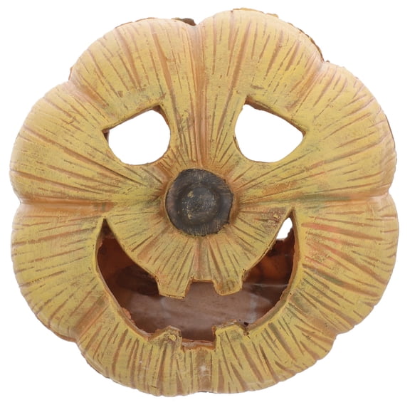 Baluue Reptile Climbing Accessories Reptile Hideout Cave Beige Resin Stone Shape 1Pcs