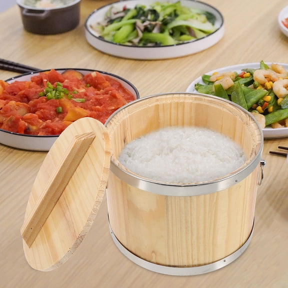Baluue Stainless Steel Rice Storage Container for Sushi , Multi-Purpose Kitchen Use, 1 Piece