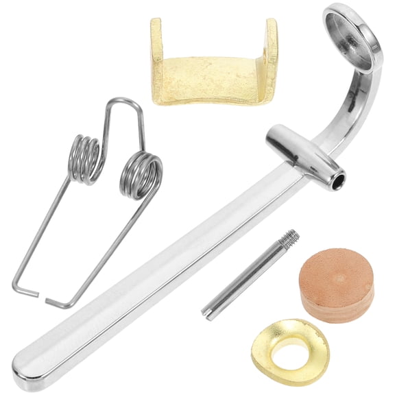 Baluue Sax Neck Cork Trombone Key Plastic Assorted Color Drain Valve 1 Set