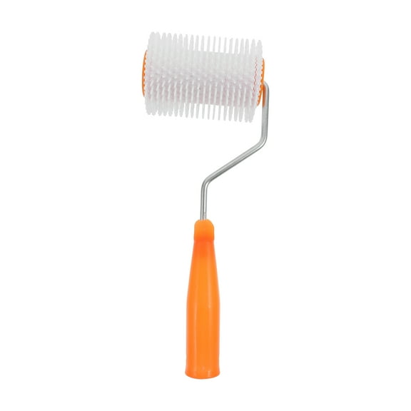 Baluue Self Leveling Spiked Roller Paint Tool for Air Bubble Removal with Durable Plastic Handle Assorted Color