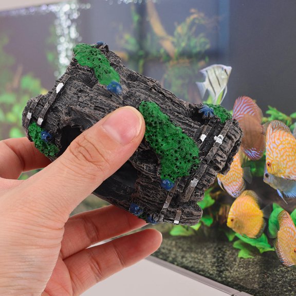 Baluue Small Aquarium Decor Multi Resin Hideout Cave For Fish Tanks 1 PCS