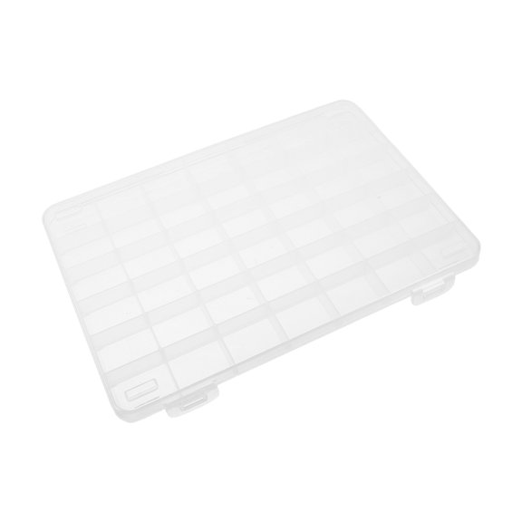 Baluue Small Bead Organizer Box with 42 Grids for Jewelry 9.17x6.69x0.79"