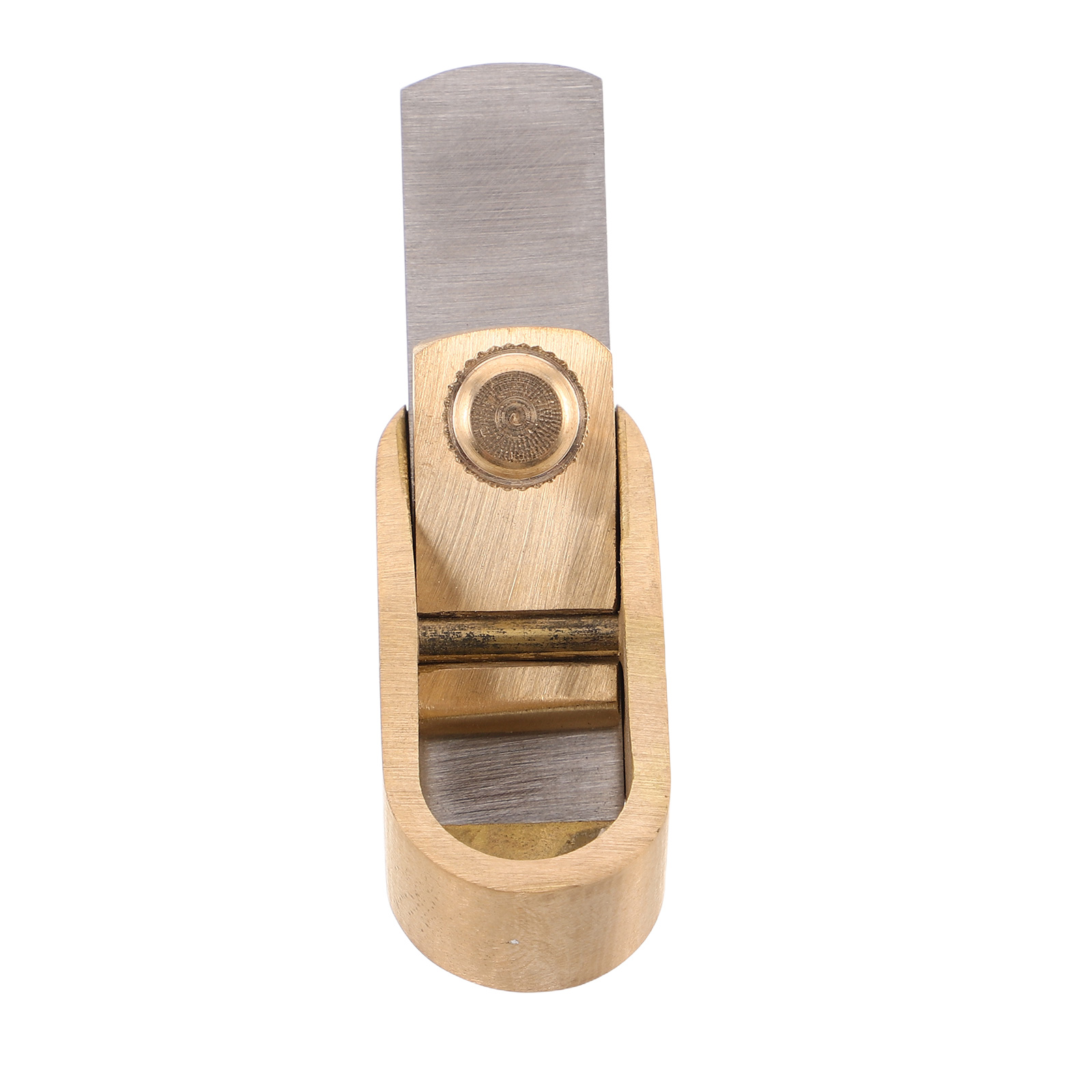Baluue Compact Hand Planer for Violin Making, Brass Luthier Tool with Ergonomic Grip and Build for Precision Crafting