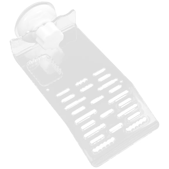 Baluue Suction Decoration for Reptile Plastic Turtle Terrace Transparent 1Pcs