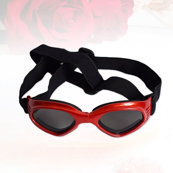 Baluue Sunglasses for Pets Red Adjustable Frame with Air Flow ...