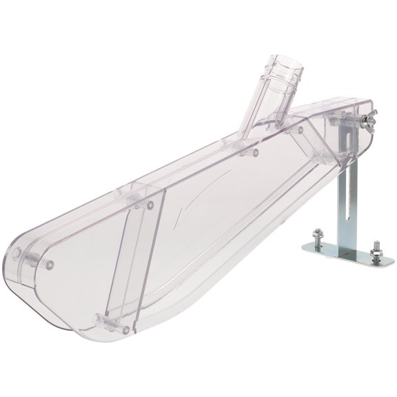 Baluue Table Saw Cover Protector Clear View Saw Guard with Sturdy Iron Bracket Fix