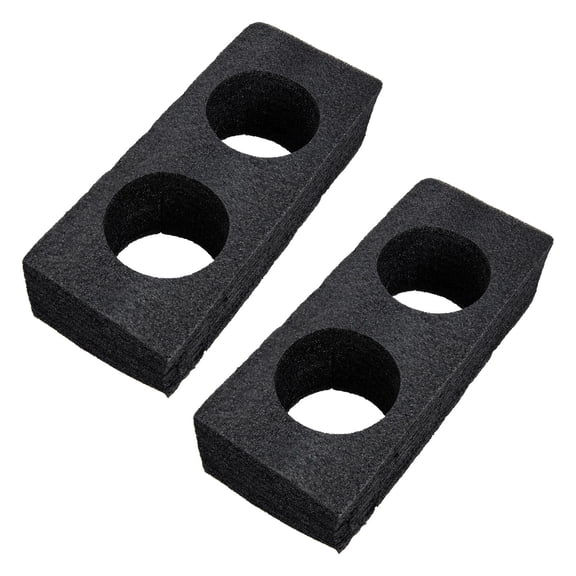 Baluue White Drink Cup Holders 2-Pack for Takeout Beverages, 9.4x3.9in Beverage Holders for Cups