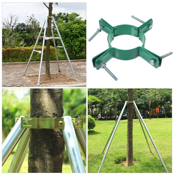 Baluue Tree Hook Green Iron Tree Fixing Tool for Convenient Landscape Support