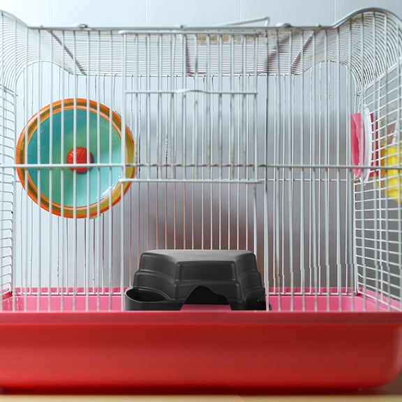 Baluue Turtle Resting Platform Basking Rock for Tortoises Black Plastic 1Pcs