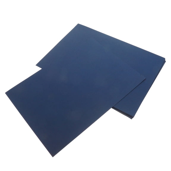 Baluue 10Sheets Navy Blue Craft Paper Binding Covers with Unpunched Design for Rebinding and DIY Crafts