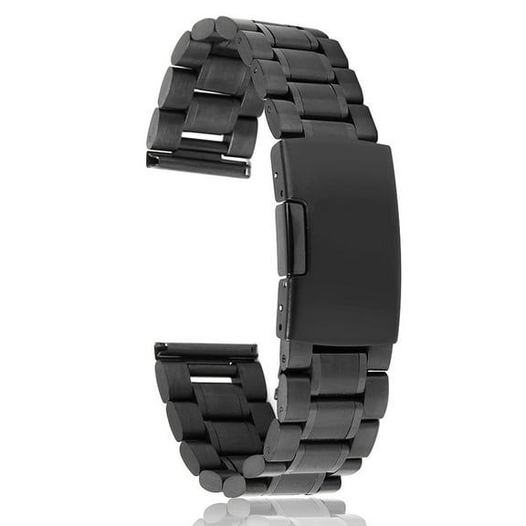 Baluue Stainless Steel Watch Band Black 1 Set