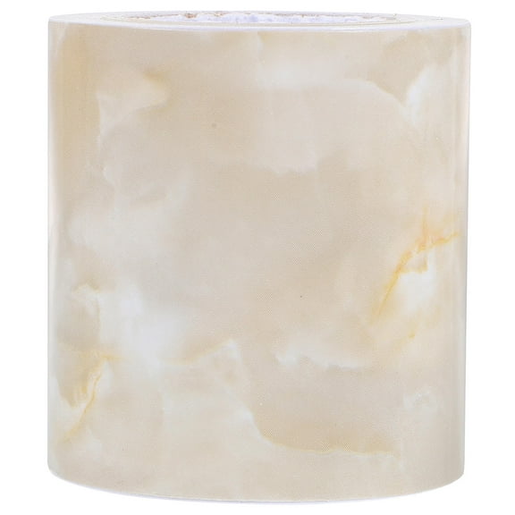 Baluue Smooth Marble Wallpaper Peel and Stick PVC for Kitchen and Bathroom Walls