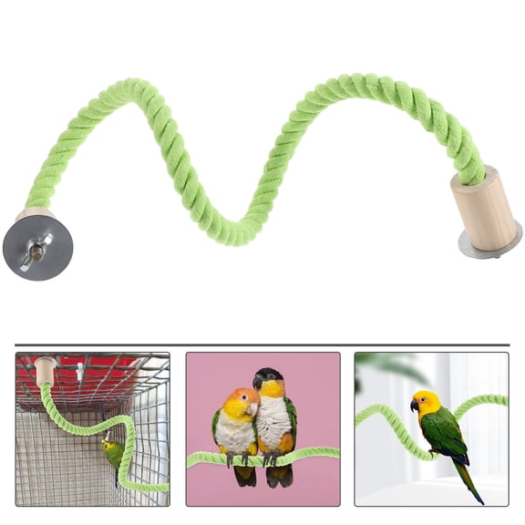 Baluue parakeet supplies Small Bird Swing Perch Wood Set