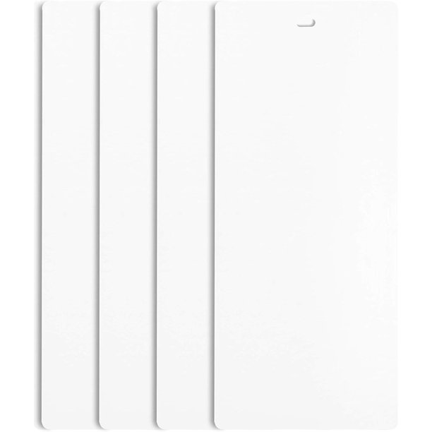 BalyFovin 82.5" White Vertical Blinds Replacement Slats Sliding Door