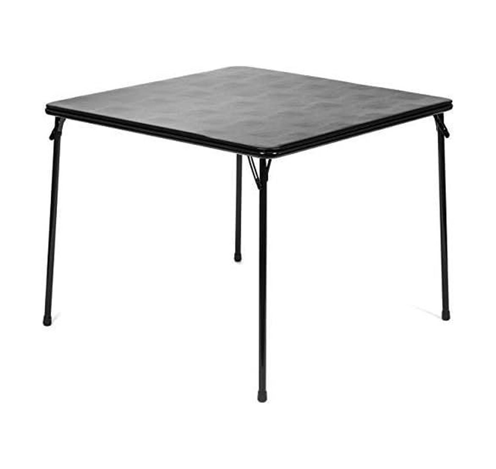 BalyFovin Square Folding Card Table (38") EasytoUse Collapsible Legs for Portability and