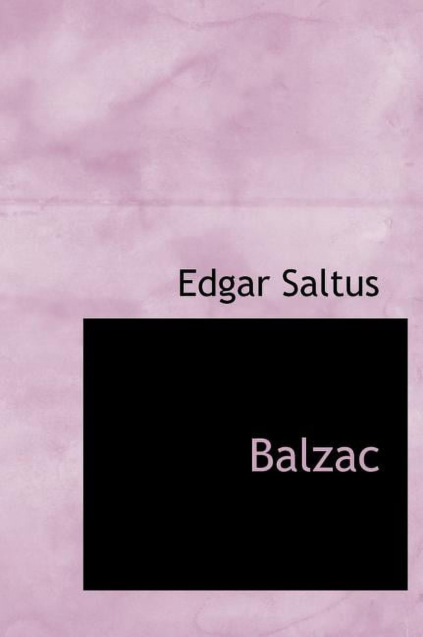 Balzac (Hardcover)