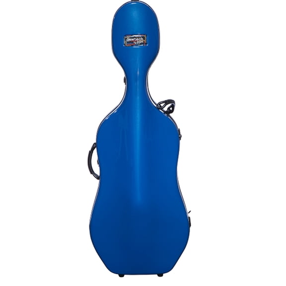Bam France New Tech 1002N 4/4 Cello Case with Blue Exterior & Black Interior