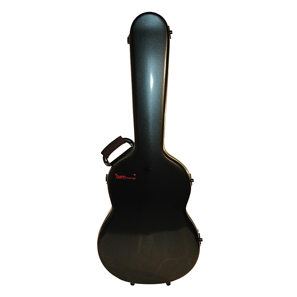 Bam Hightech Classical Guitar Case Black Carbon Look