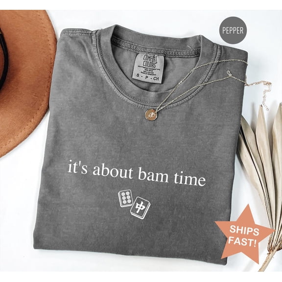 Bam Time Mahjong Shirt Trendy TShirt Gifts for Mahj Club