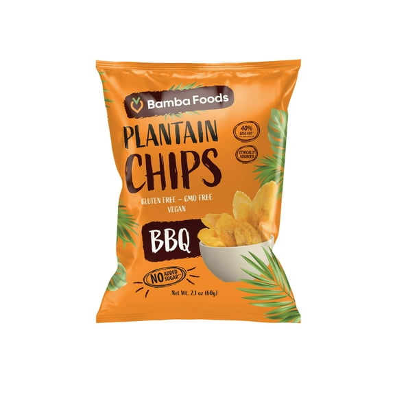 Bamba Foods Naturally Sweet Plantain Chips - BBQ