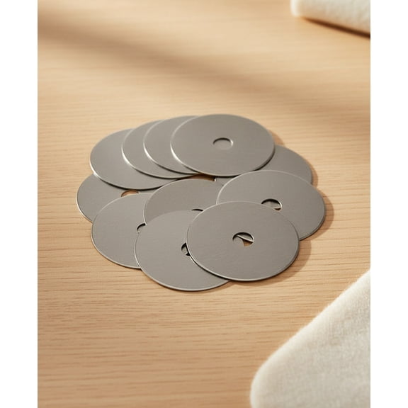 Bambang 45mm High Carbon Steel Rotary Cutter Replacement Blades, Sharp for Sewing Quilting Scrapbooking Arts & Crafts