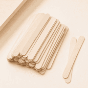 Bambang 8 Inch Natural Jumbo Wooden Craft Sticks, 100 Count for DIY Crafts, Art Projects, Classroom and Household Use