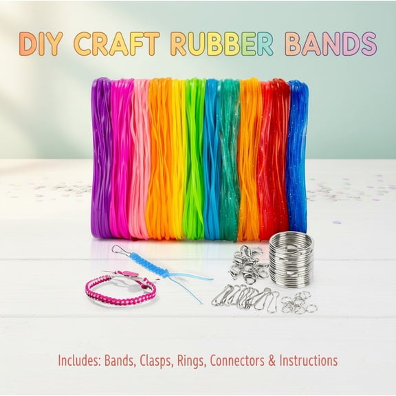 Bambang Plastic Lanyard String Kit for Jewelry, Bracelet, Keychain Craft Making, 10 Glossy Pieces for DIY Creative Projects